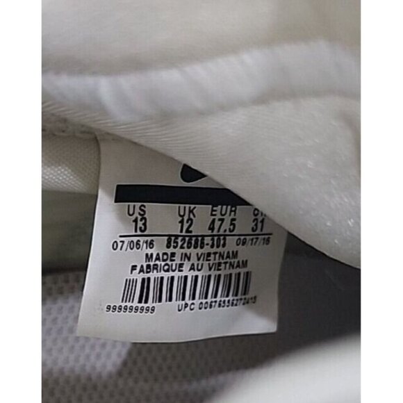 Nike Lunar Vapor Ultrafly Elite Baseball Cleats Green White 852686-303 Men's 13 - Picture 9 of 9